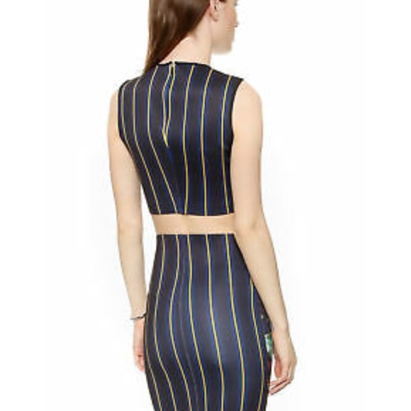 Clover Canton Paisley and pinstripes skirt and top - Picture 2 of 5